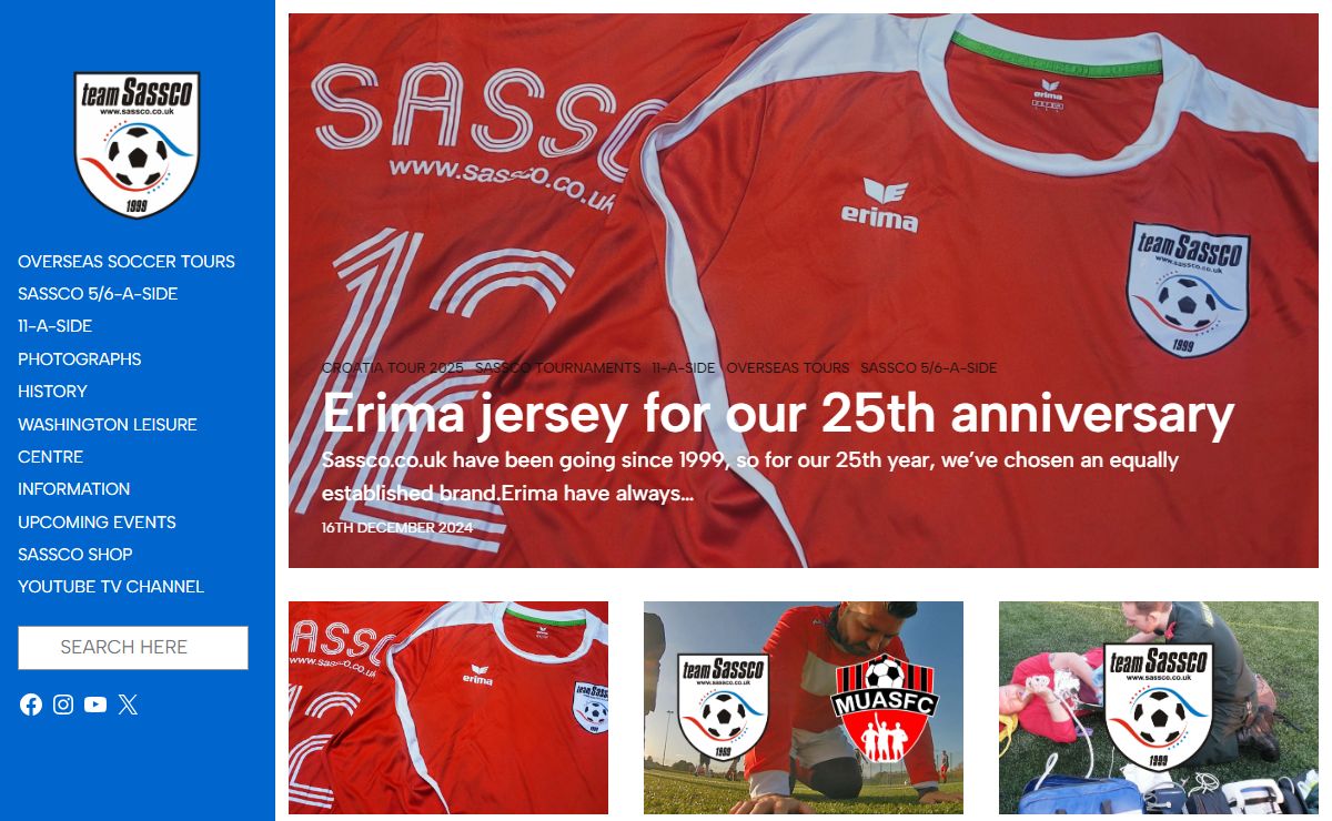 Sassco.co.uk | 5-a-side, 6-a-side, 7-a-side and 11-a-side football in Sunderland