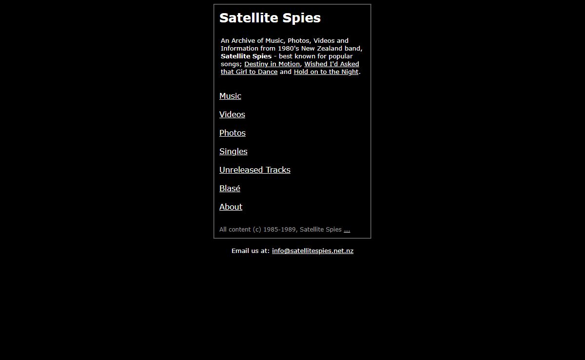 Satellite Spies