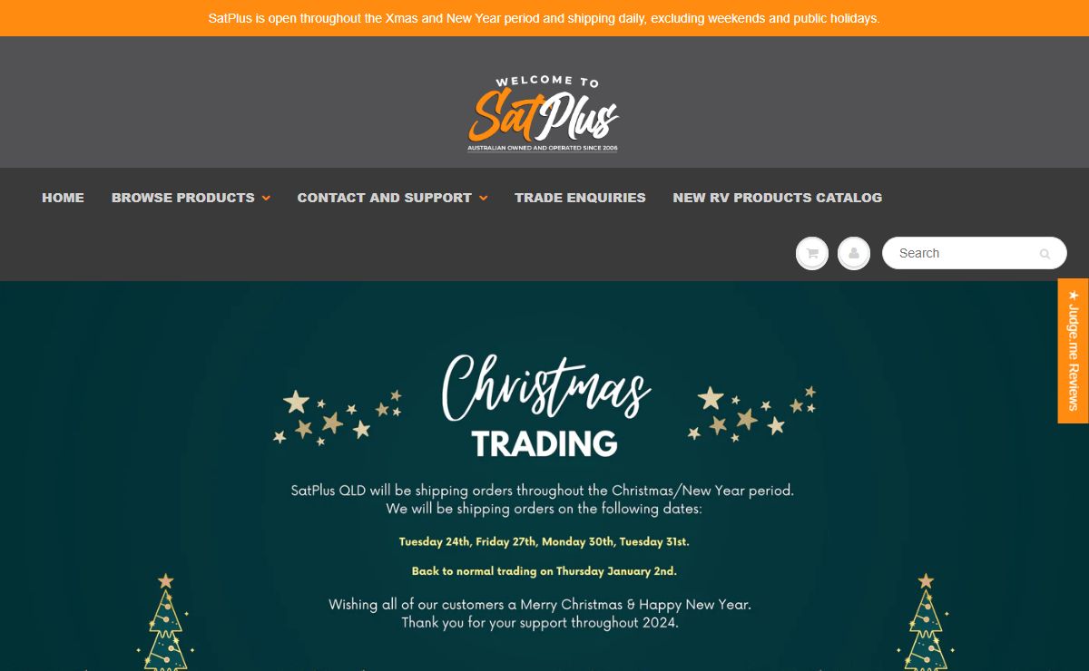 SatPlus | Satellite Dishes | Caravan Fridges | RV Washing Machines
