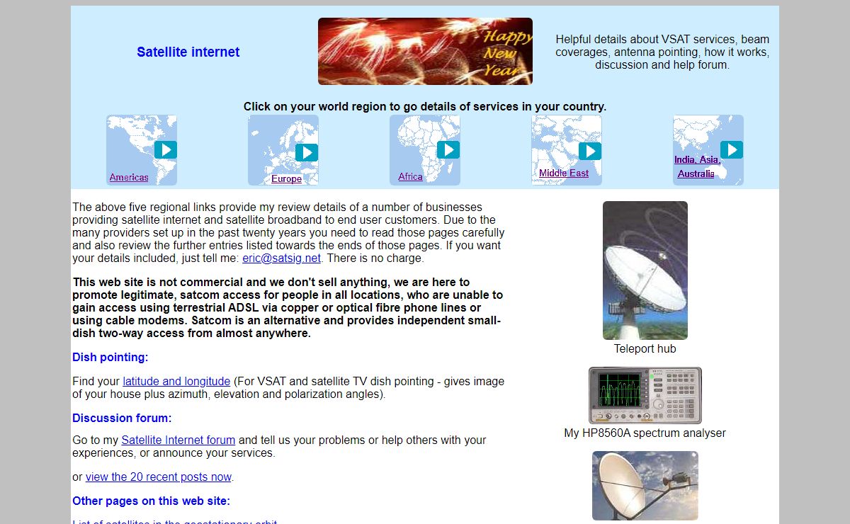 Satellite Internet and information about how it works