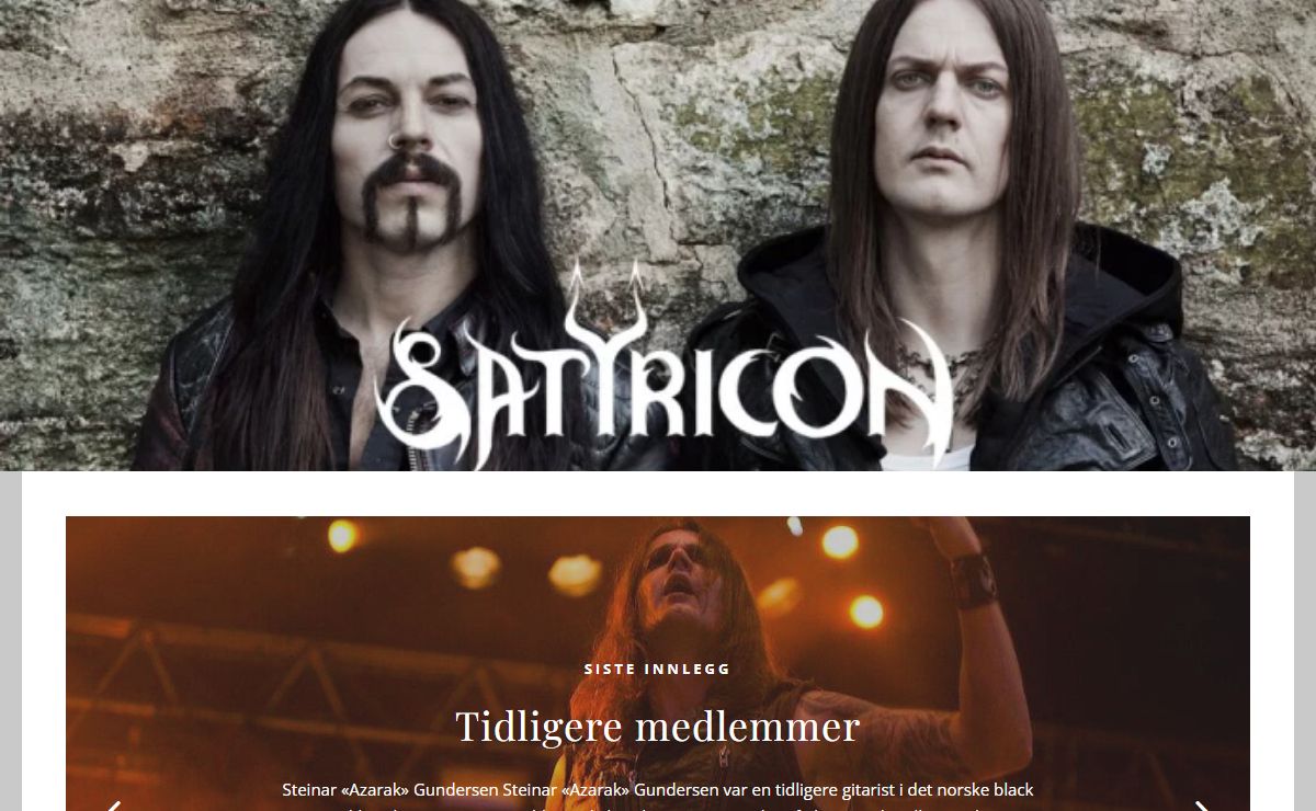 Satyricon - offisiell fanside -