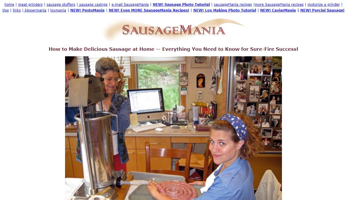 SausageMania.com - Make Delicious Sausage at Home Tonight - Sausage Making Recipes, Advice and More!