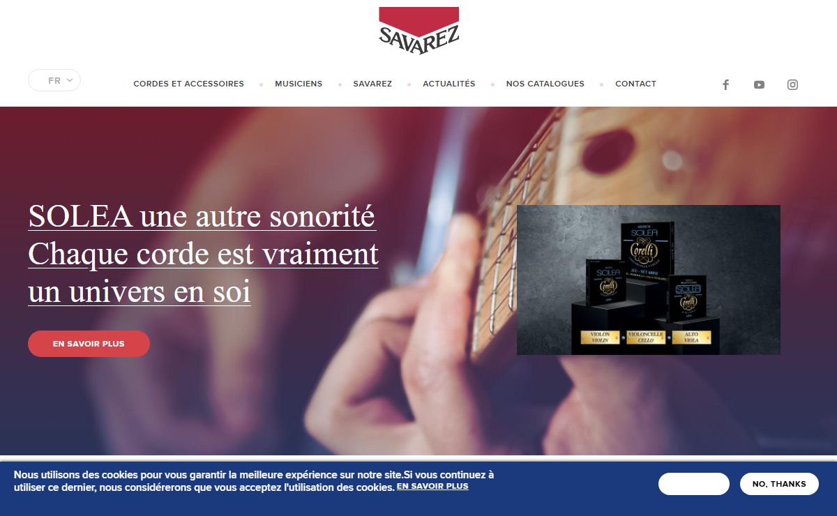 Savarez | fabricant de cordes pour instrument de musique, cordes savarez