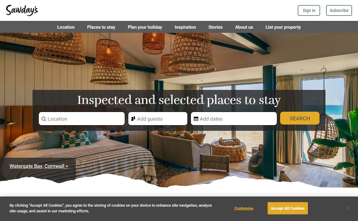 Special Places to Stay | Sawday's