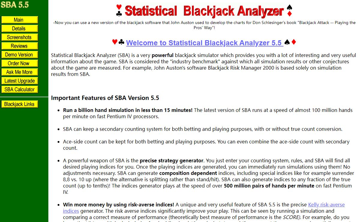 Statistical Blackjack Analyzer