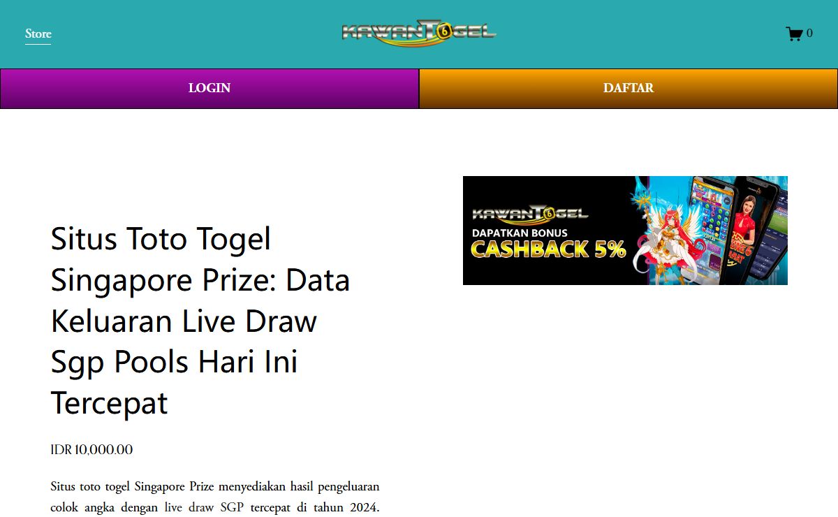 Situs Toto Togel Singapore Prize: Data Keluaran Live Draw Sgp Pools Hari Ini Tercepat