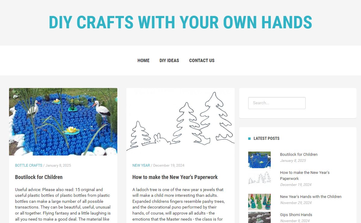DIY Crafts With Your Own Hands