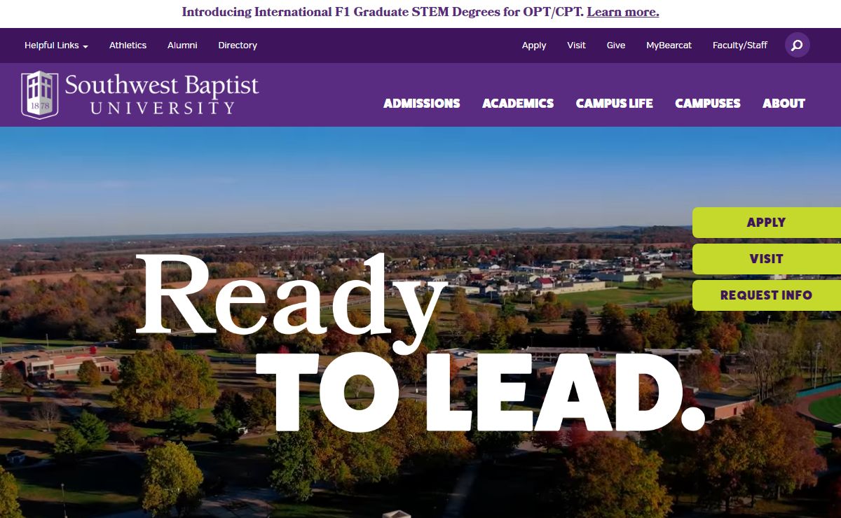 Christian College in Missouri | Southwest Baptist University