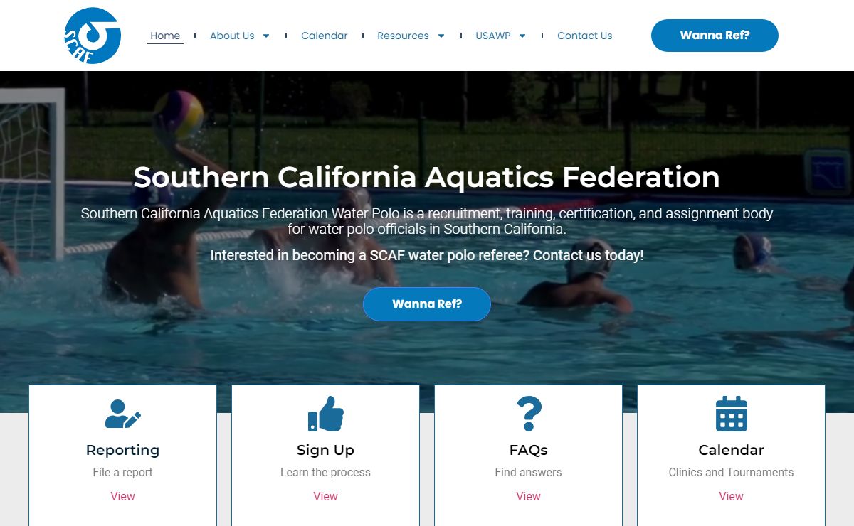 SCAF Water Polo Referee | Join Us Today!