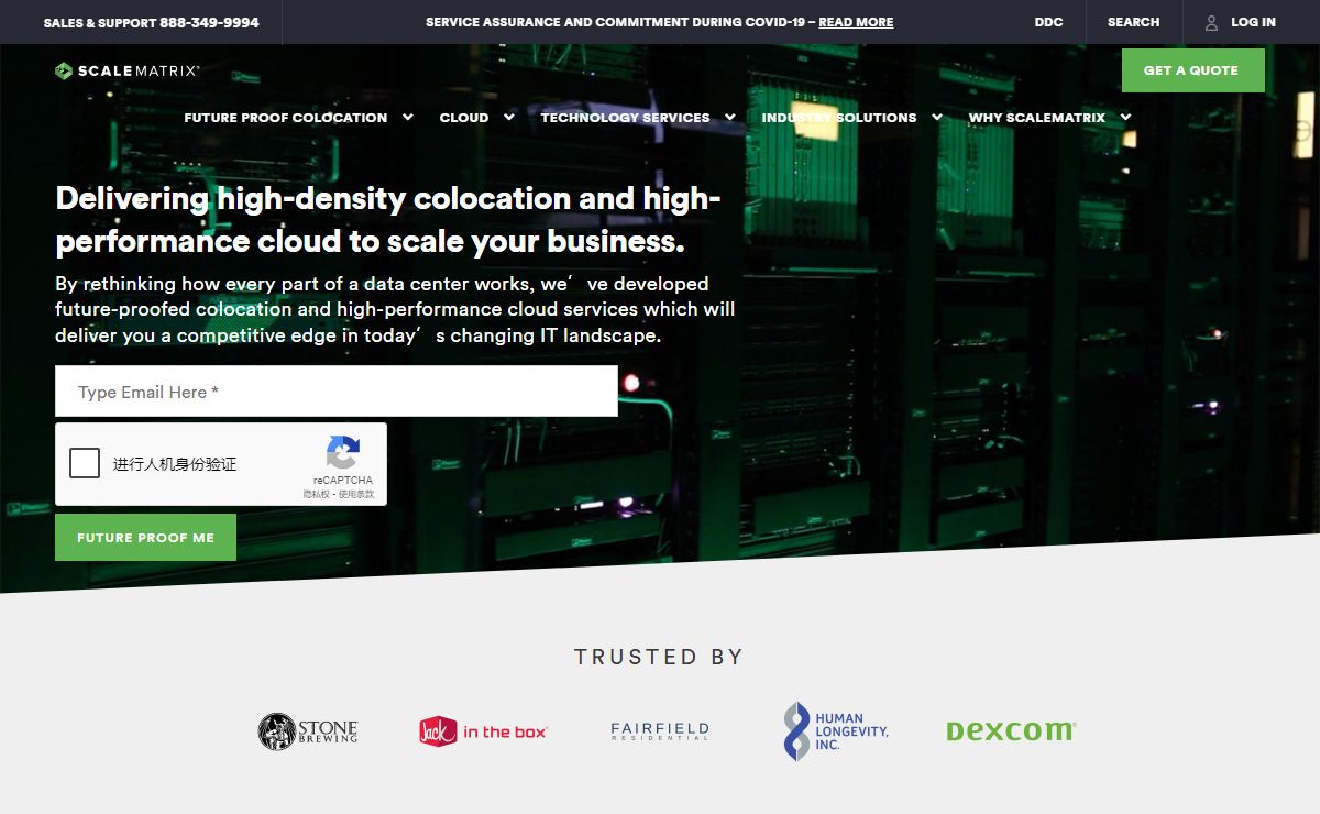 High Density Colocation and Cloud Service Provider