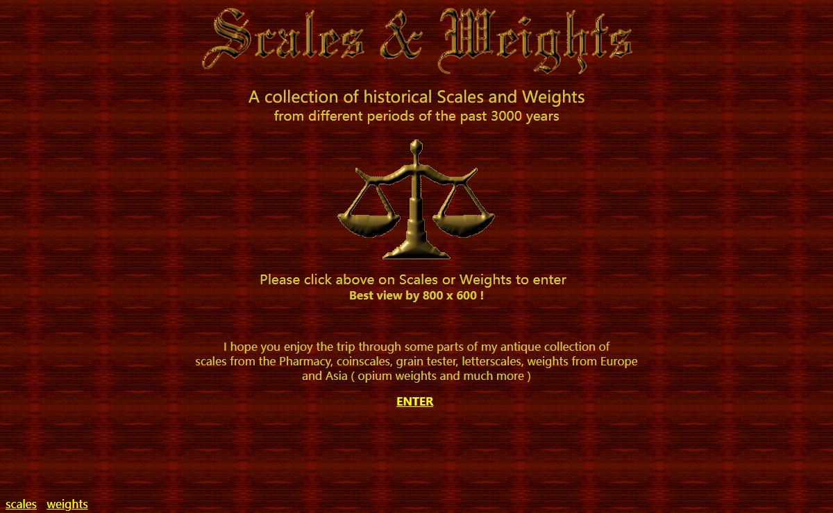 Antique Scales and weights from 3000 year´s - a collection of scales and weights