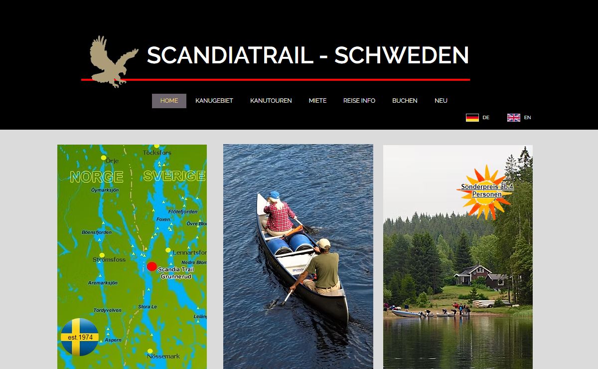 Scandiatrail AB | Kanutour auf eigene Faust | Grunnerud 301, 67292 Årjäng, Sweden