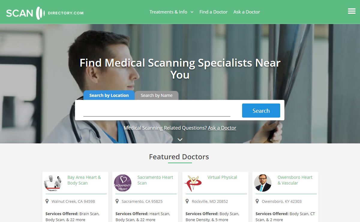 CT Scan & Full Body Scan Centers | Scan Directory