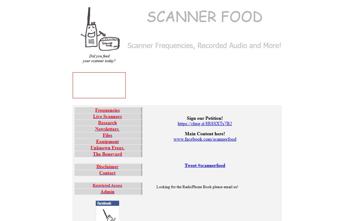 Scanner Food - Scanner Frequencies