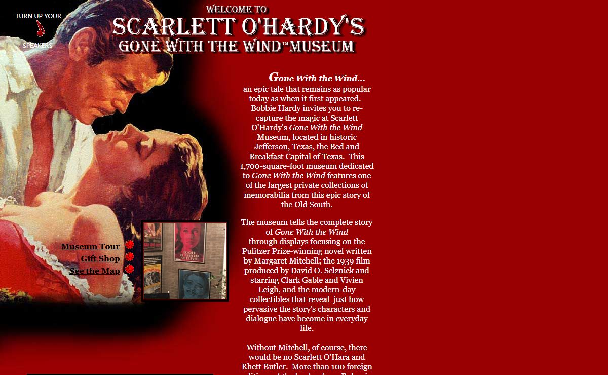Scarlett O'Hardy's Gone With the Wind Museum