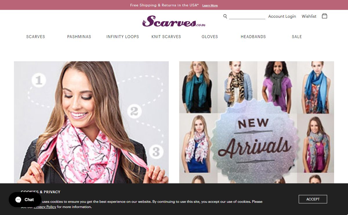 Scarves.com | Superior Quality Women's Scarves & Accessories | Free Shipping