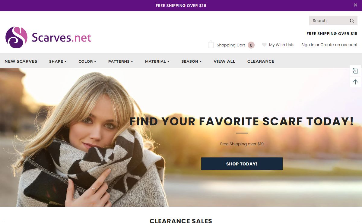 Women's Scarves | Scarves.net
