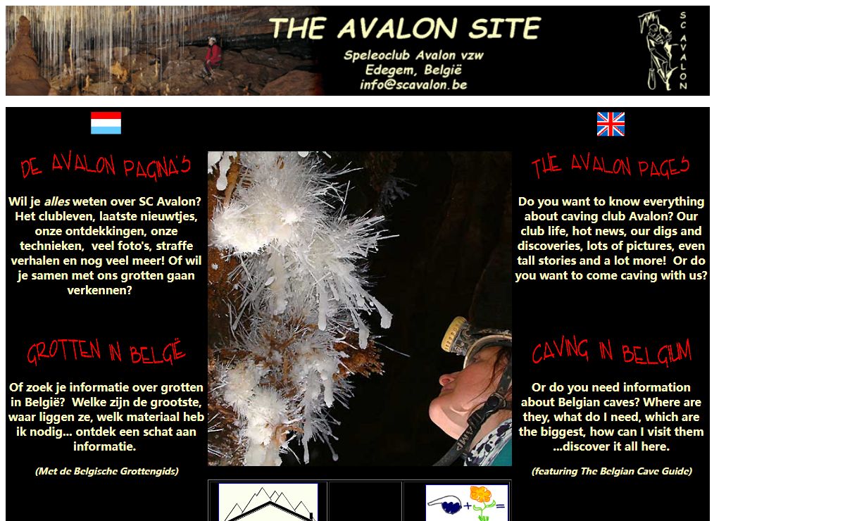 Speleoclub AVALON Homepage
