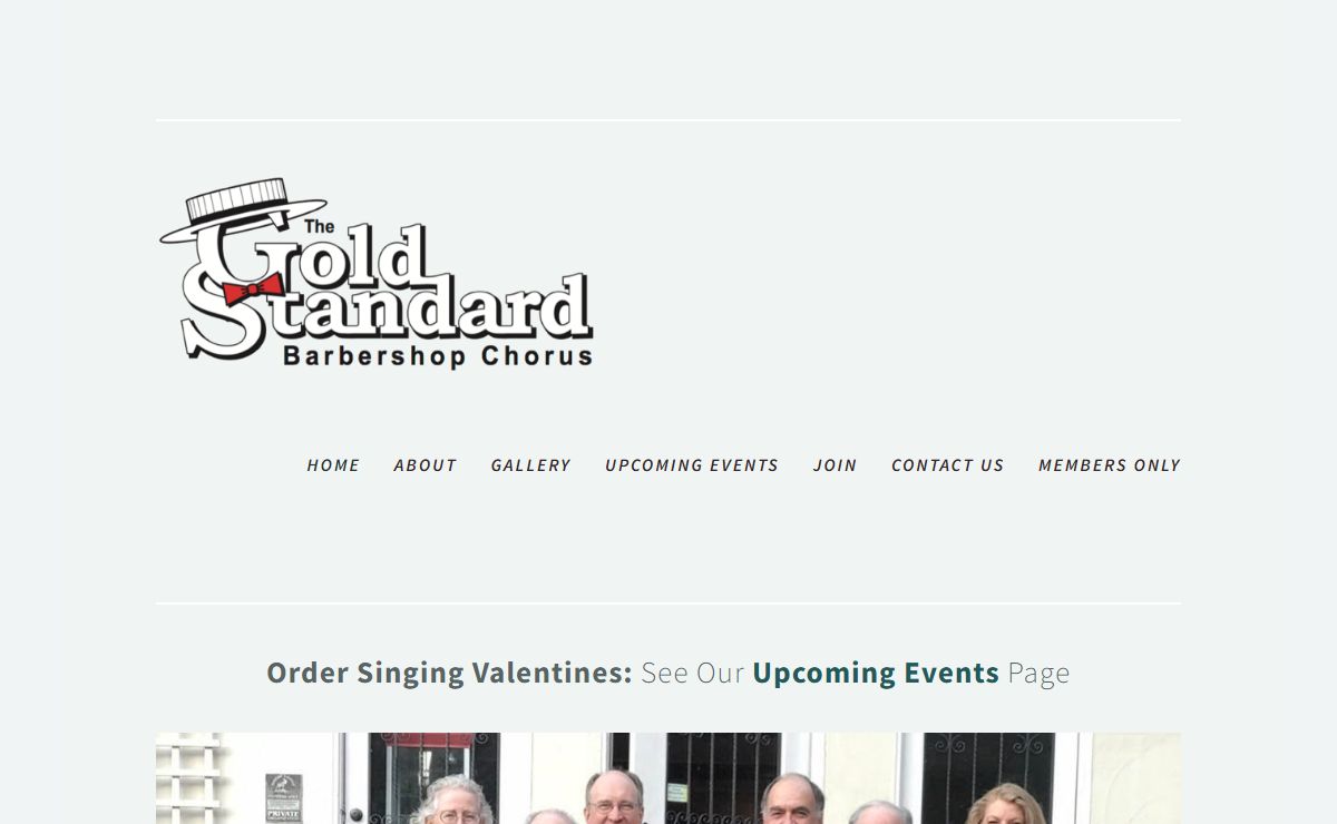 Gold Standard Barbershop Harmony chorus of Santa Cruz