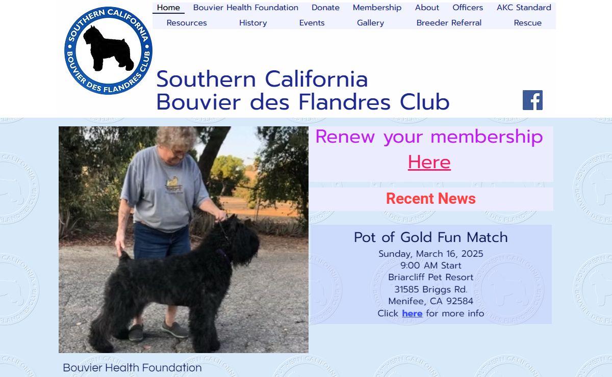 Home | Southern California Bouvier Des Flandres Club