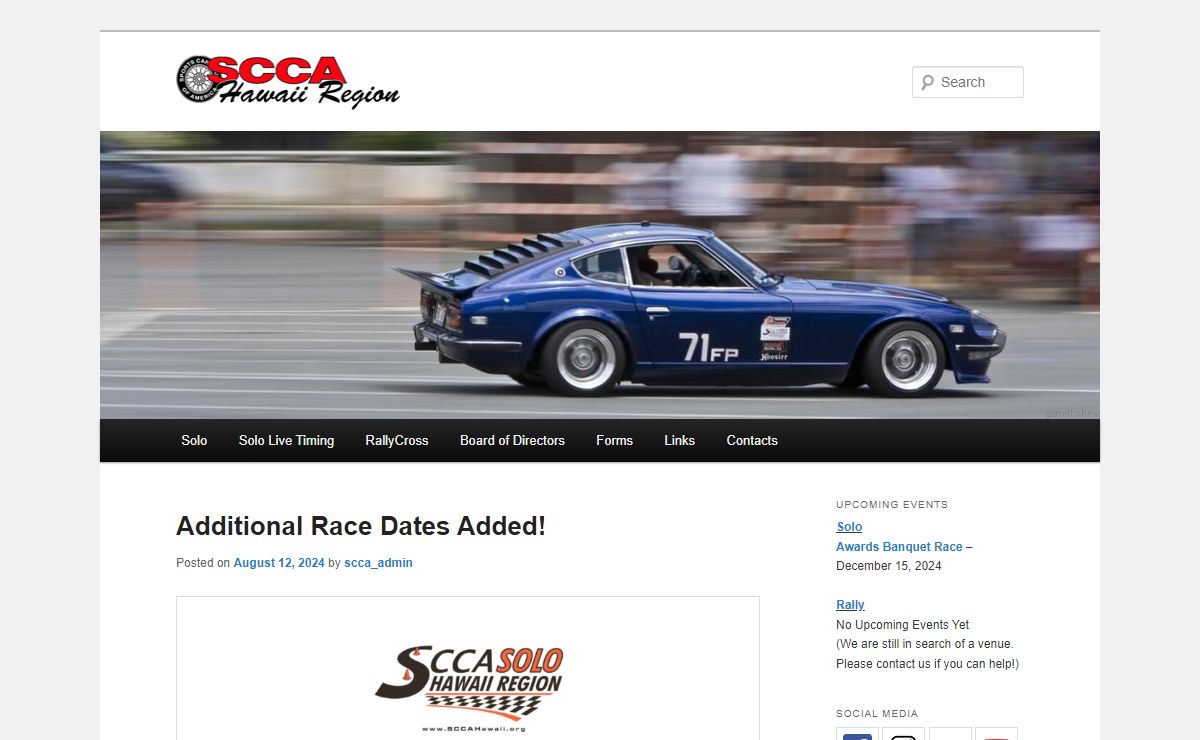 SCCA Hawaii Region