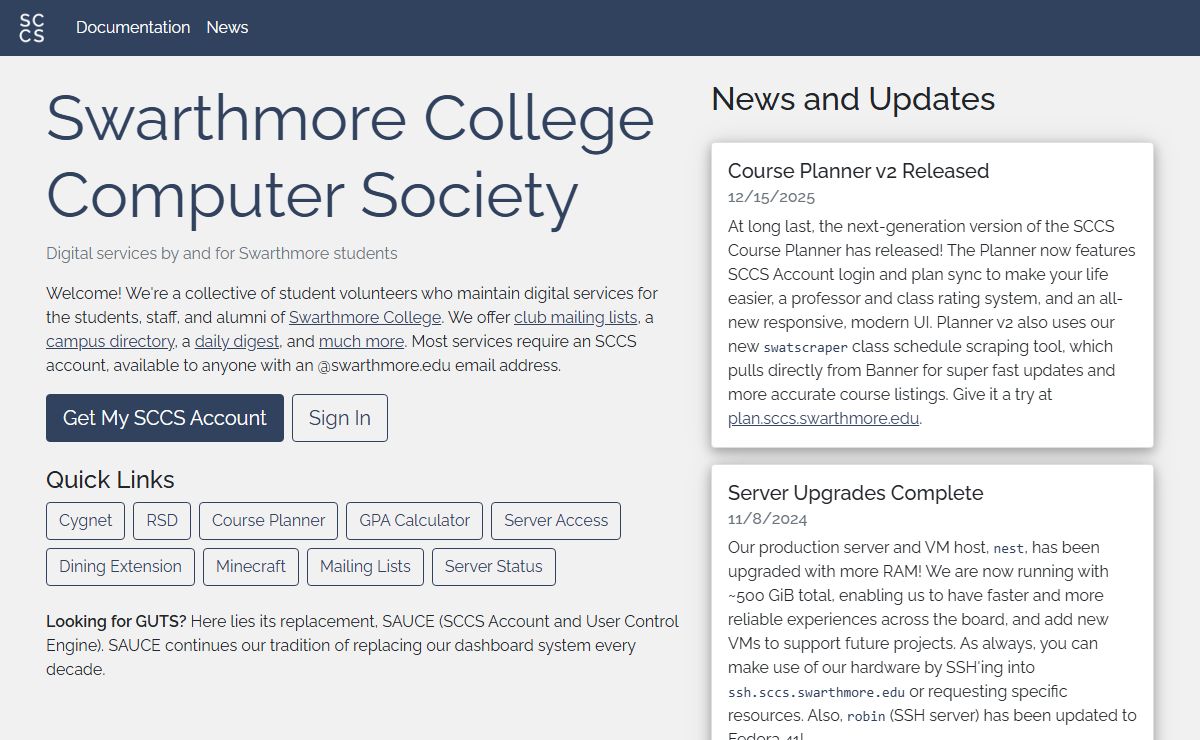 Swarthmore College Computer Society
