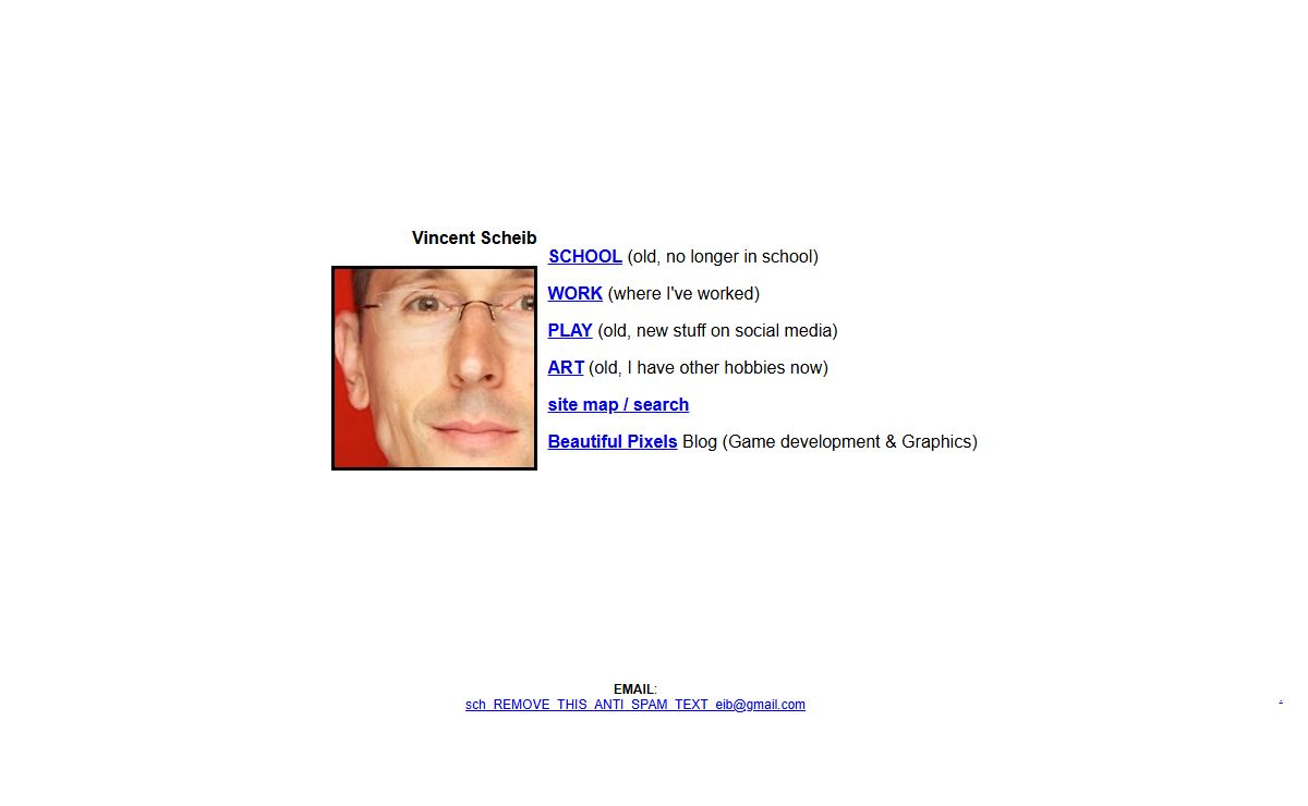 Vincent Scheib - Homepages