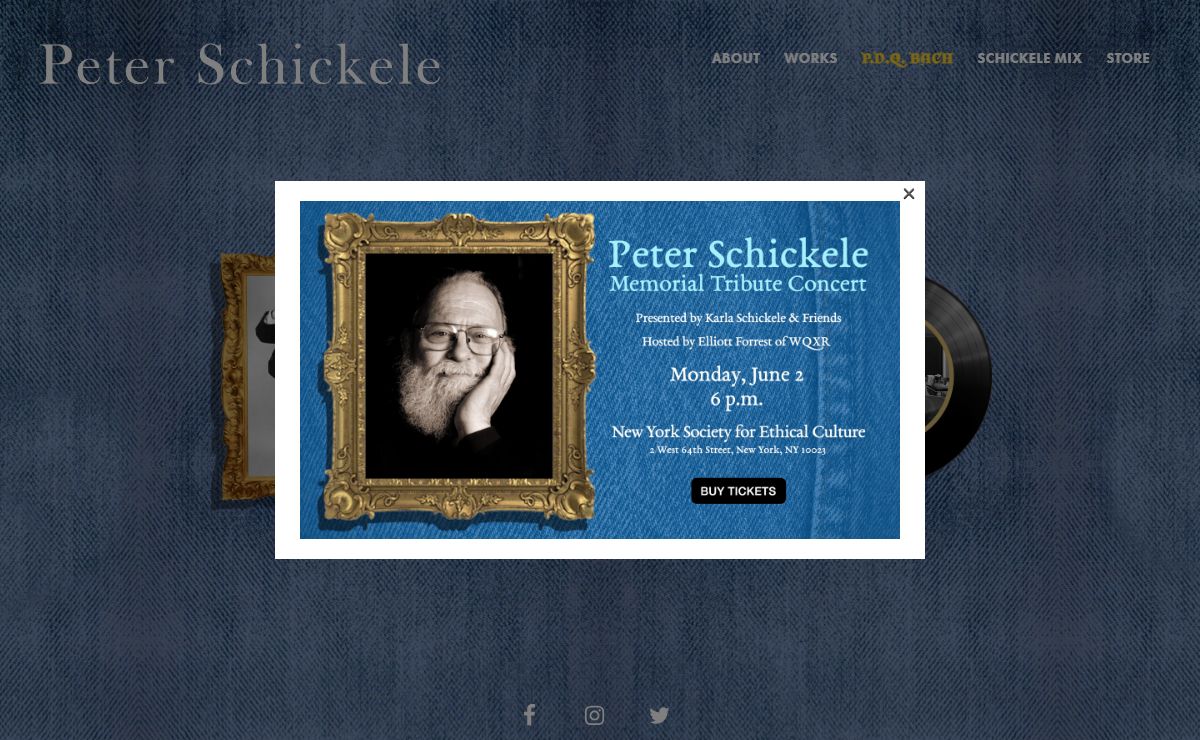 The Peter Schickele / P.D.Q. Bach Web Site
