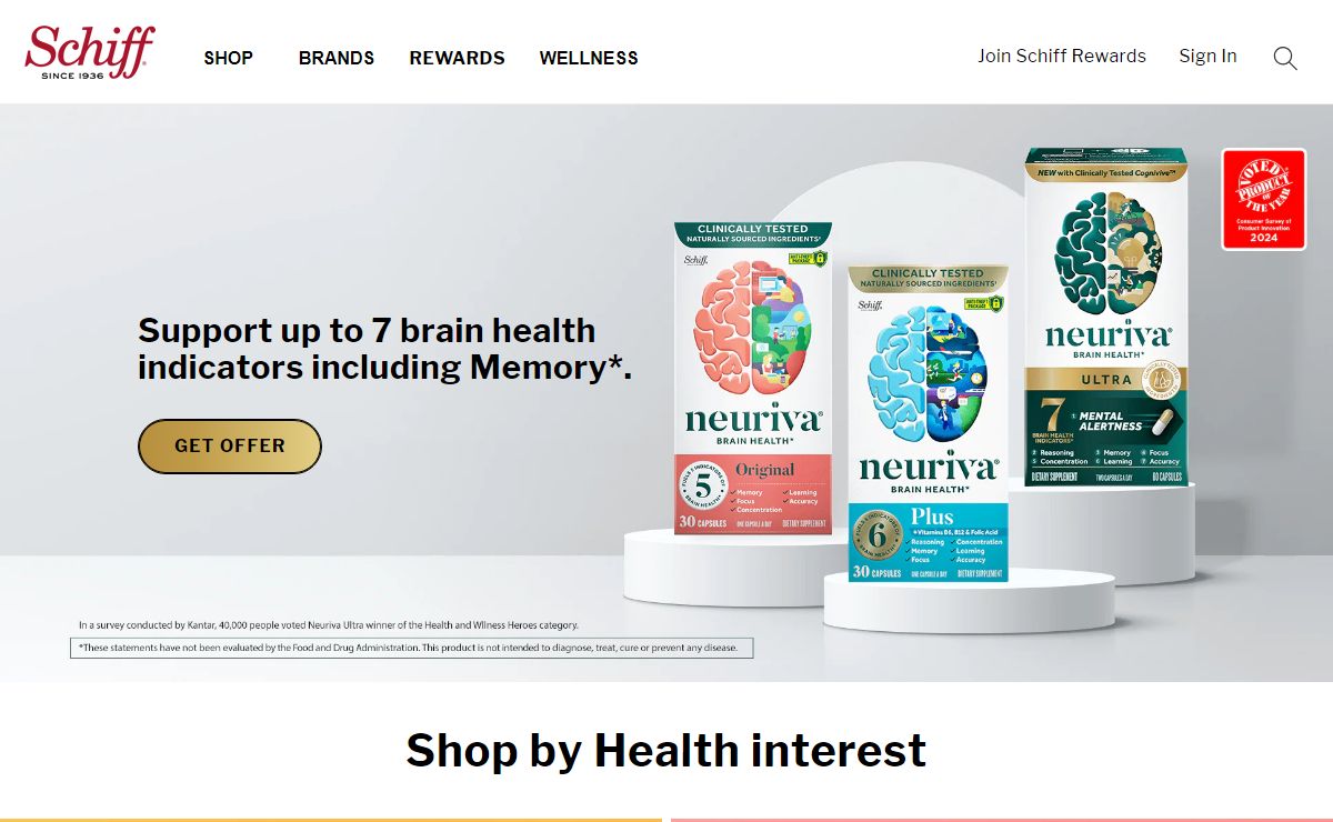 Home of Neuriva, Airborne and Move Free | Schiff Vitamins