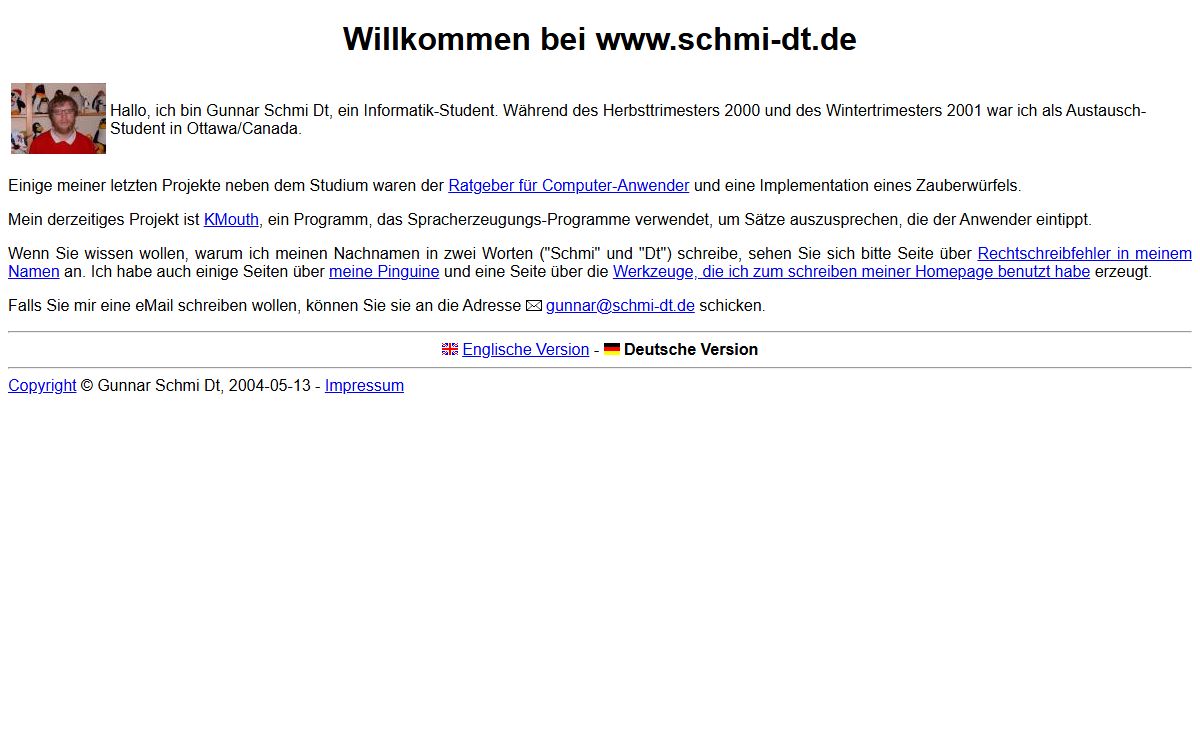 Willkommen bei www.schmi-dt.de