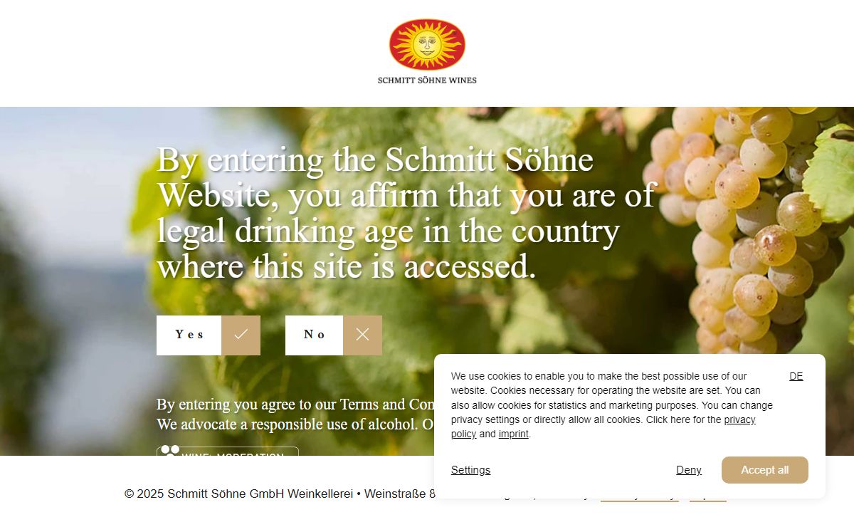 Schmitt Söhne Wines | Wine production and export