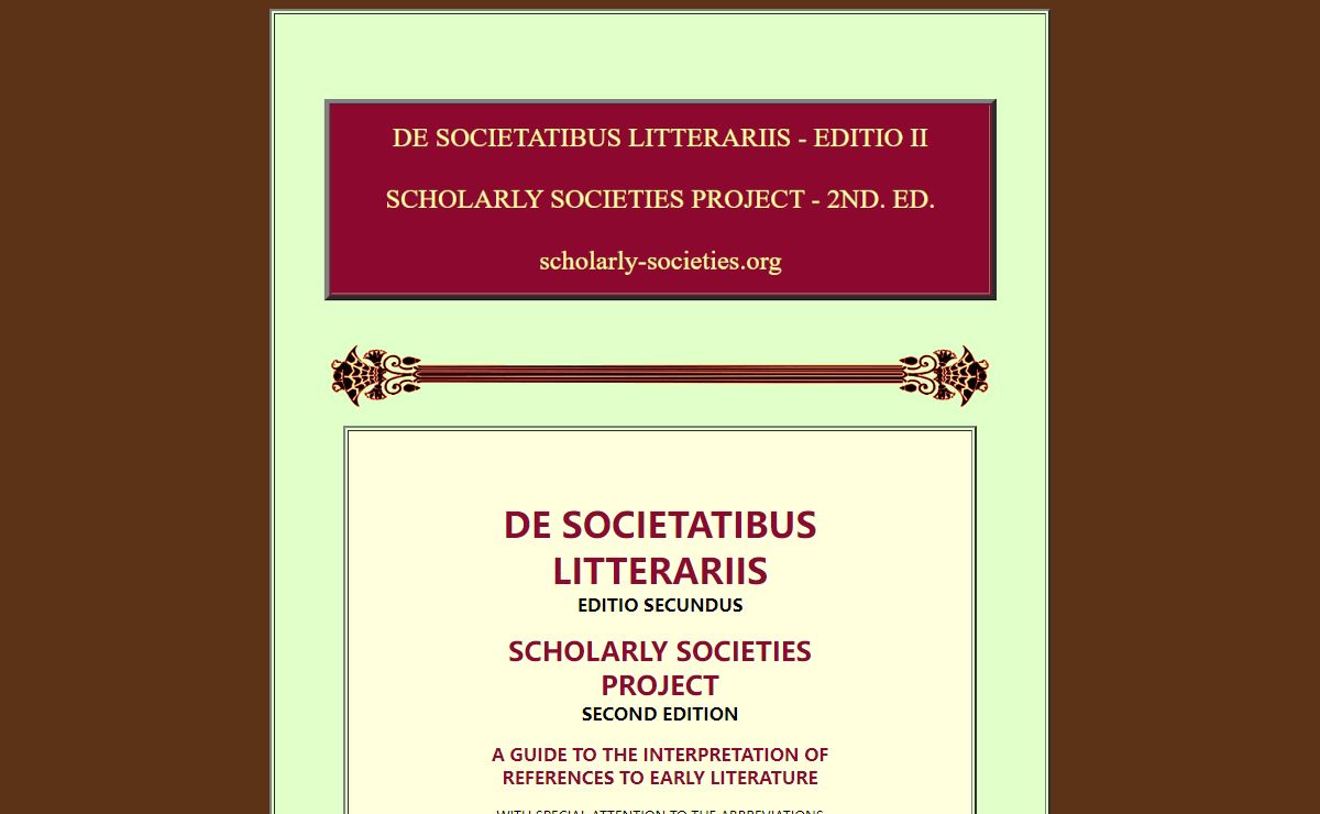 2024, December 14 - Overview of the Scholarly Societies Project