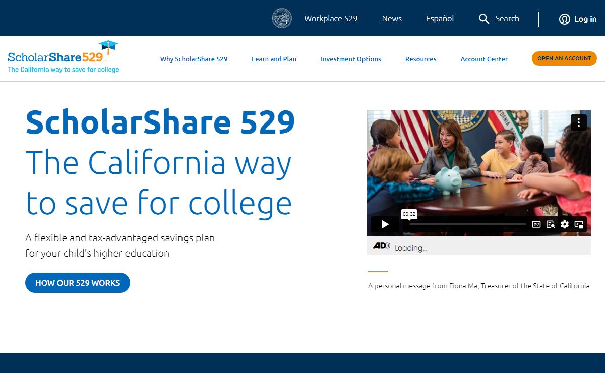 Welcome to ScholarShare 529