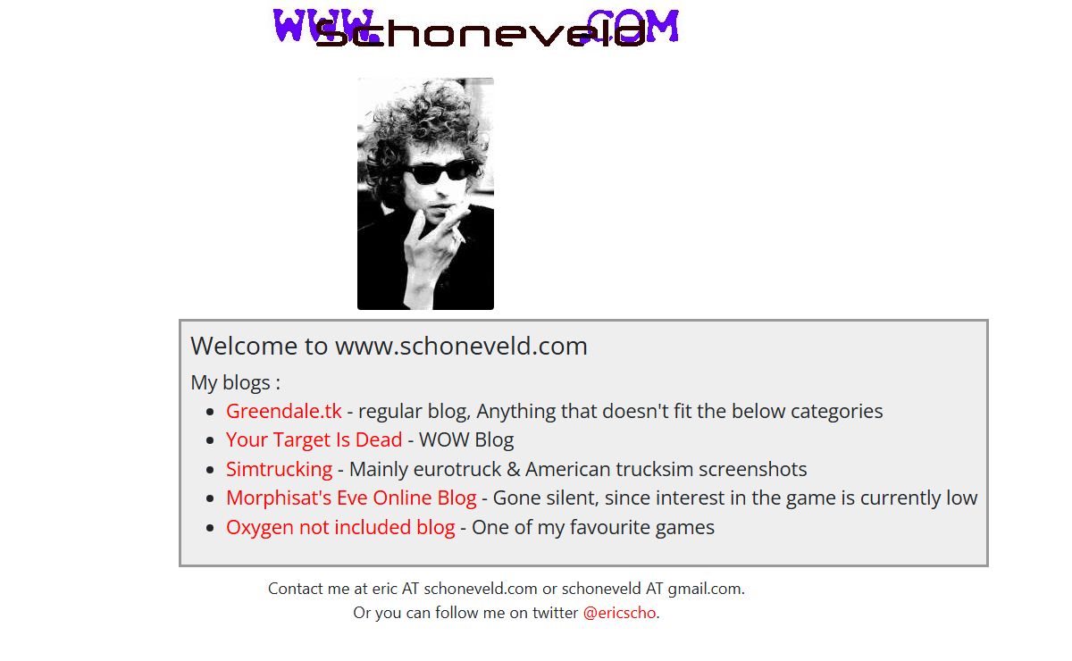 Schoneveld on the Web