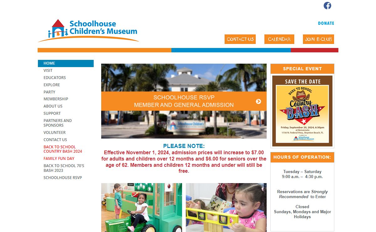 Schoolhouse Children's Museum - Home