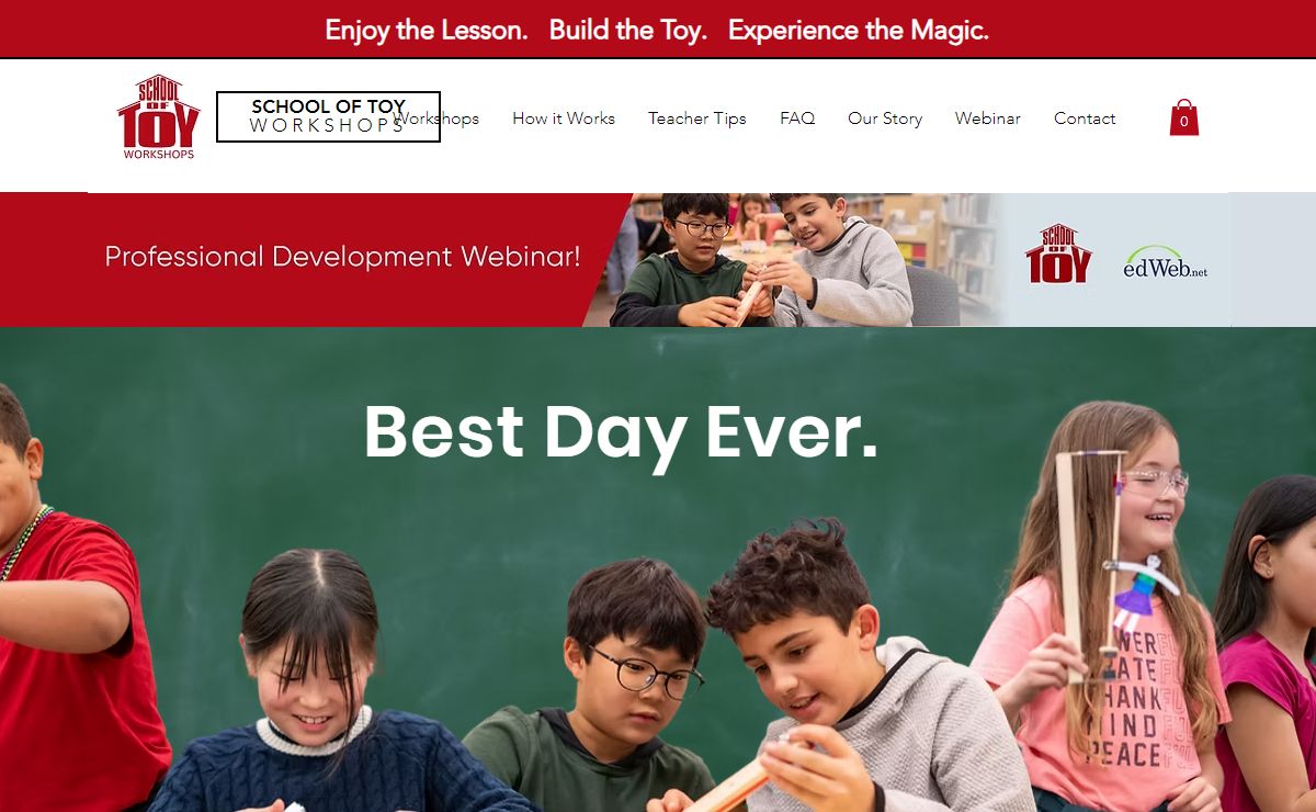 School of Toy Workshops | K-6 Classroom Online Special Events