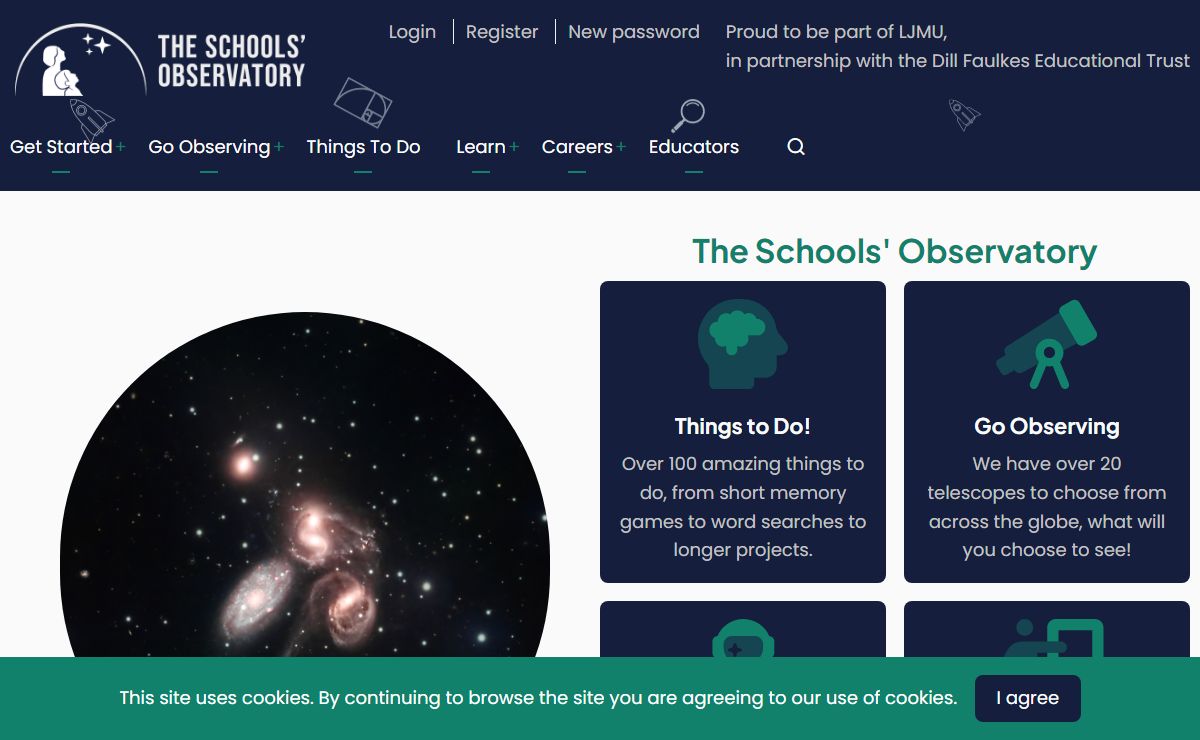 | The Schools' Observatory