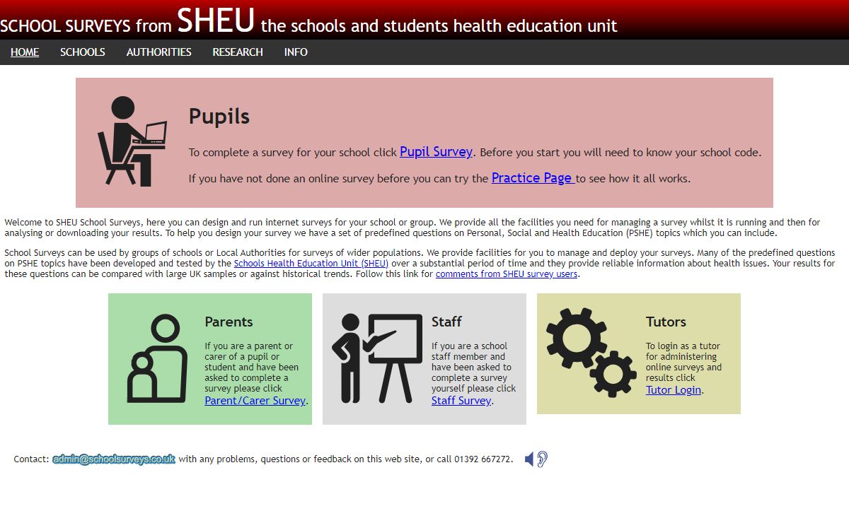 SchoolSurveys: Home