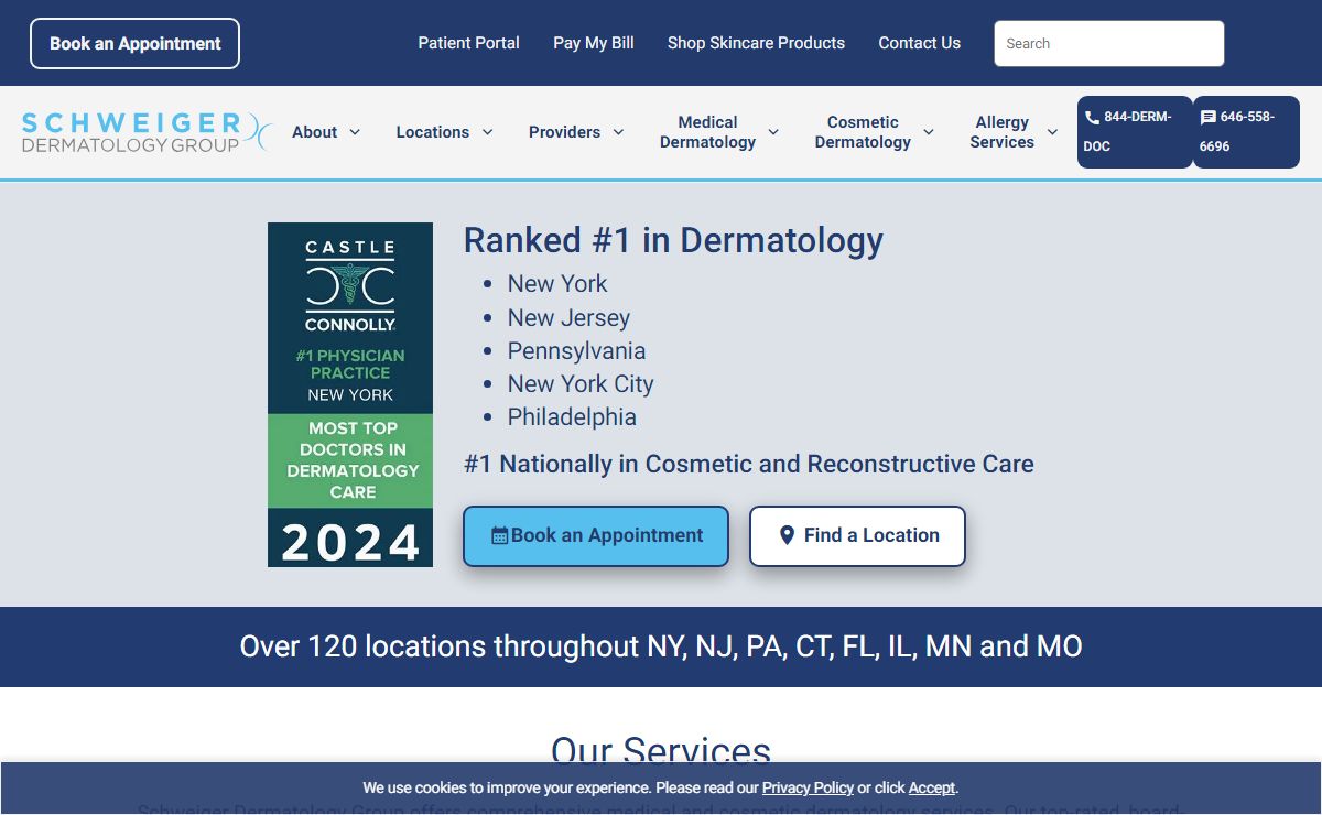 Dermatologist Near Me | Schweiger Dermatology Group | Book Online