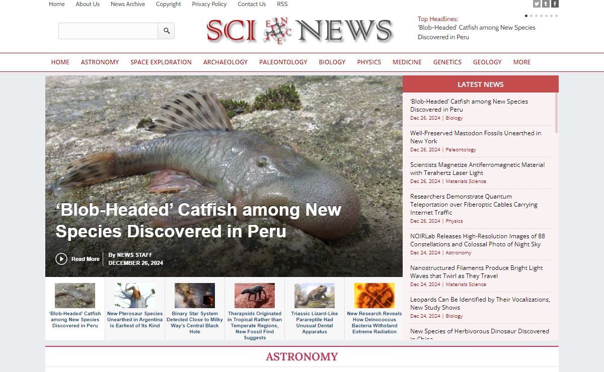 Sci.News: Breaking Science News