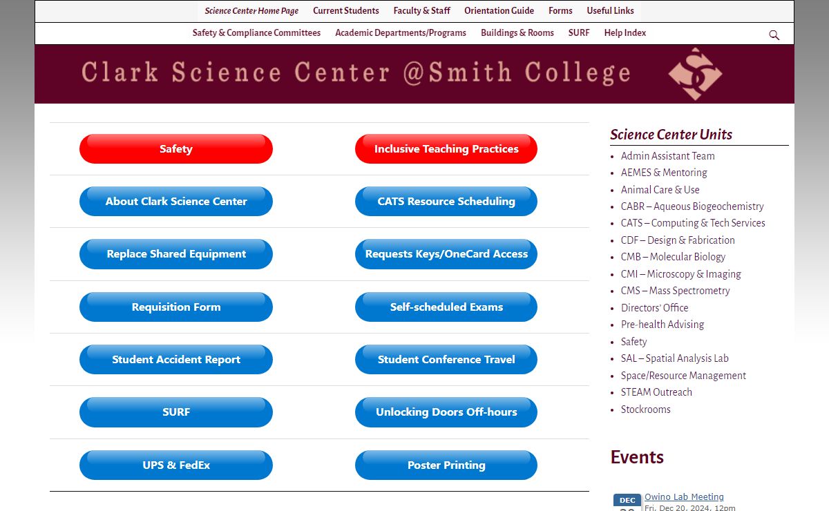 - Clark Science Center
