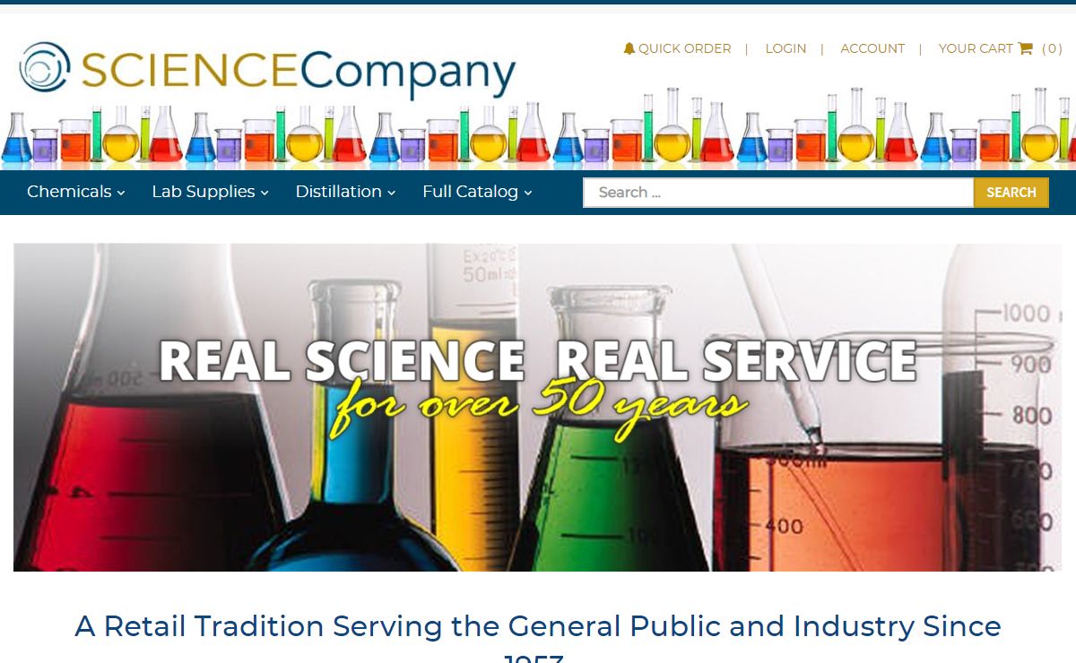 The Science Company® - Chemicals, Lab Supplies, Microscopes.