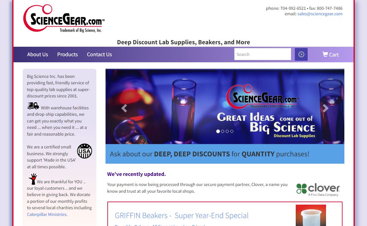 ScienceGear.com - Home of Discount Beakers, Labware & Lab Supplies!