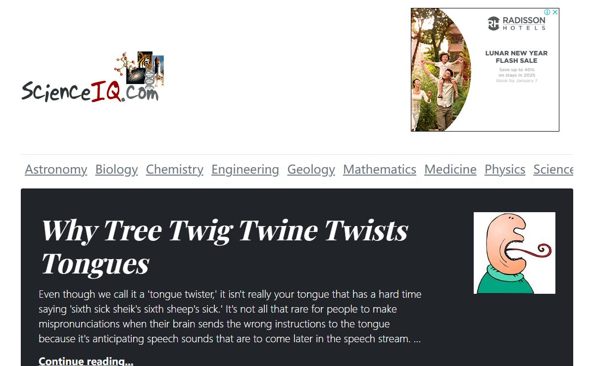 Science Facts by ScienceIQ.com