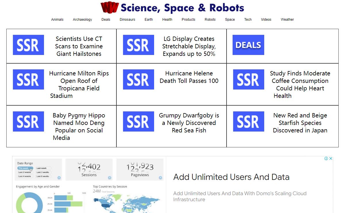 Science, Space & Robots