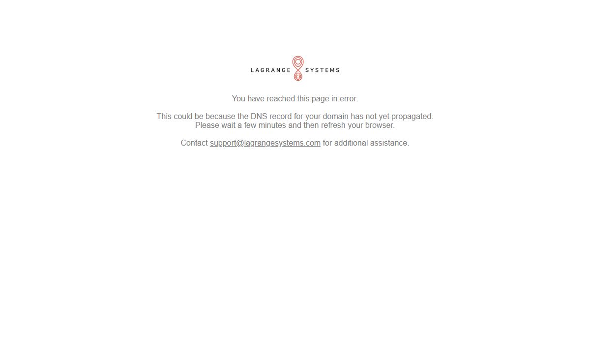 Lagrange Systems