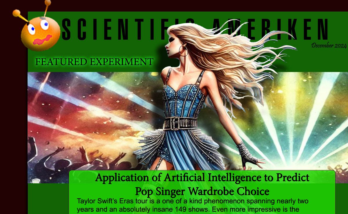 Scientific AmeriKen December 2024: Application of Artificial Intelligence to Predict Pop Singer Wardrobe Choice