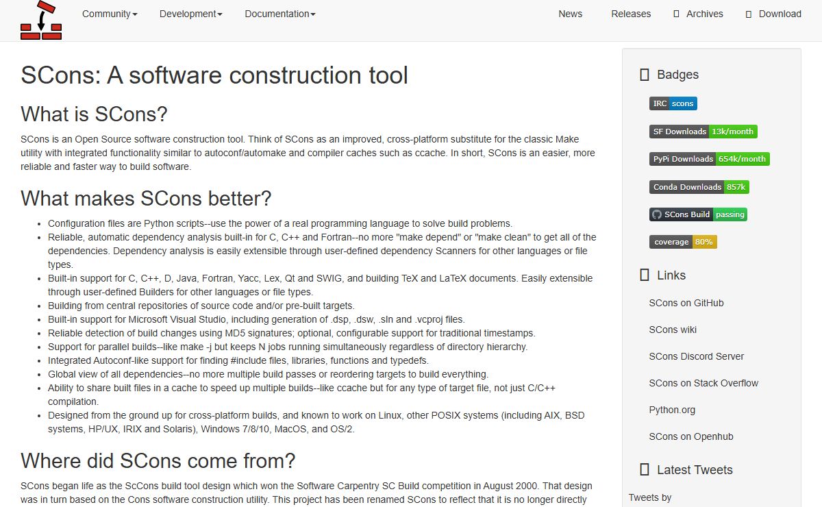 SCons: A software construction tool - SCons