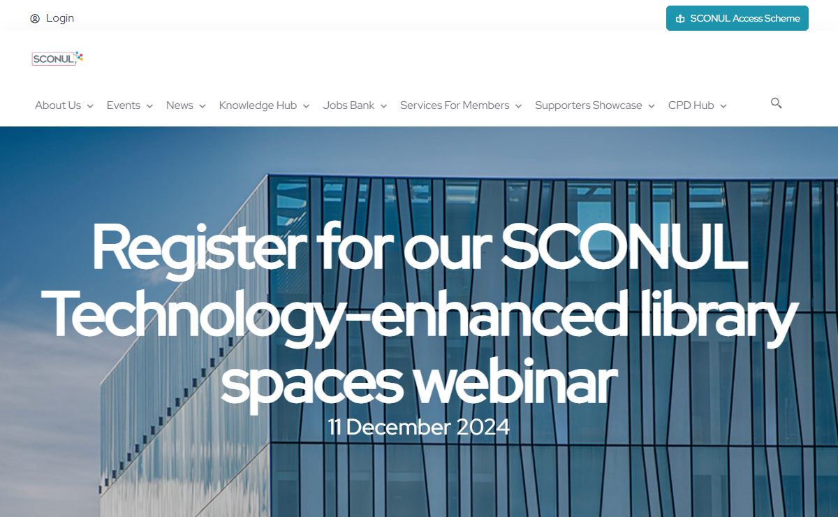 SCONUL | Society of College, National and University Libraries