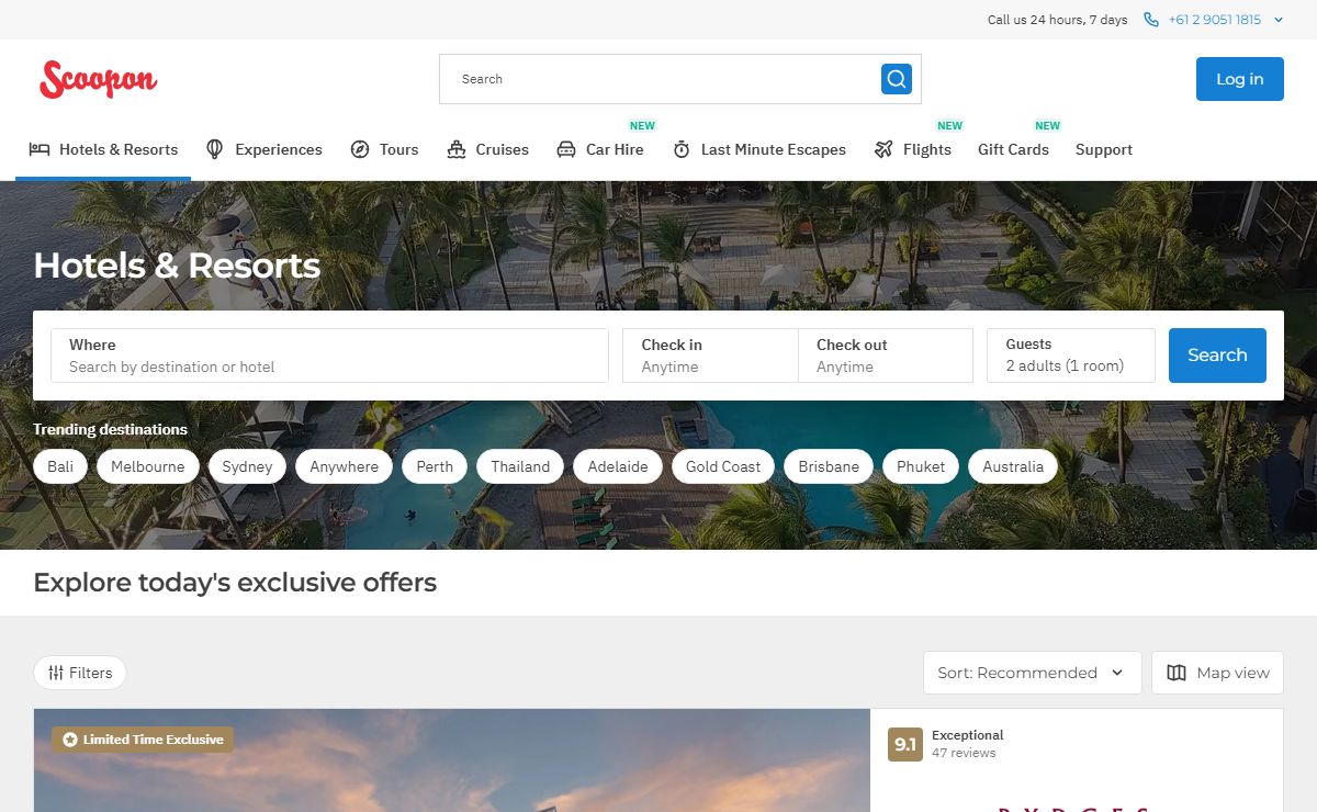 Hotels & Resorts - Scoopon AU